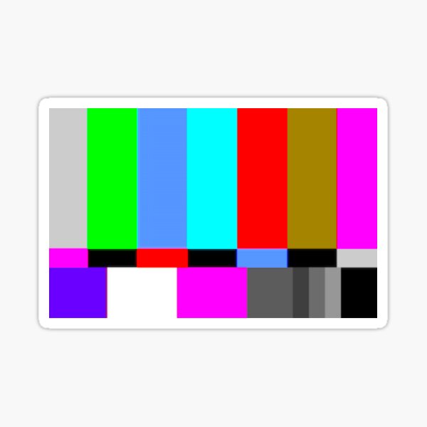 smpte-standard-definition-television-color-bars-sticker-by-mr-paused