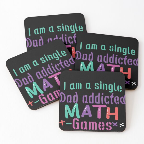 Item preview, I am A Single dad addicted to Cool Math Games designed and sold by PupnkittyMania ⭐⭐⭐⭐⭐.