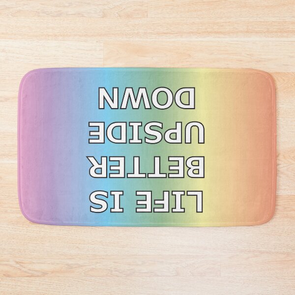 Item preview, Life Is Better Upside Down Rainbow designed and sold by Liv Mor.