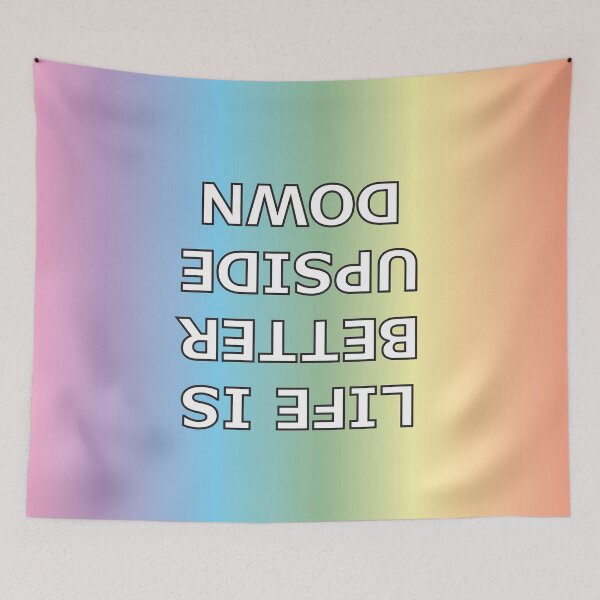 Item preview, Life Is Better Upside Down Rainbow designed and sold by Liv Mor.