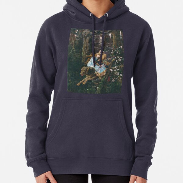Ivan Tsarevich Riding the Grey Wolf Viktor Vasnetsov Pullover Hoodie