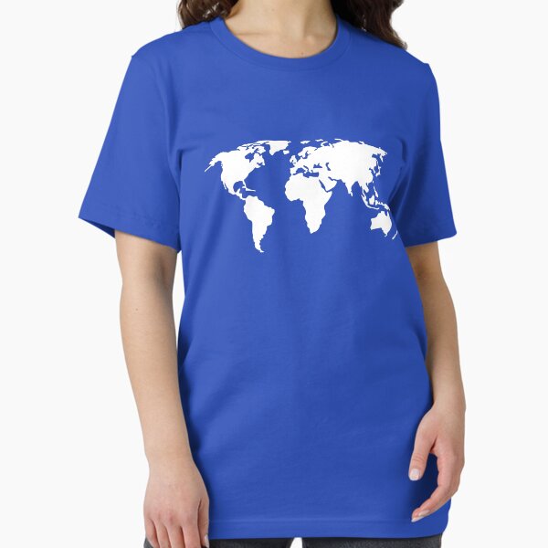 Aperçu de l'œuvre Conception de cartes des continents de la planète Terre créée et vendue par imakegreattees.