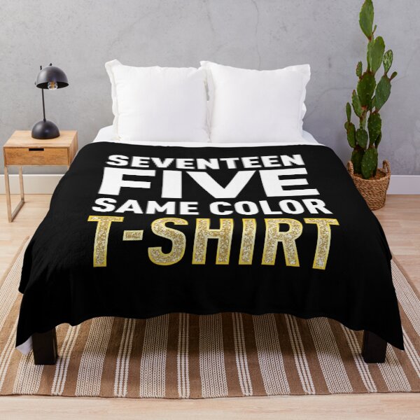 Item preview, Seventeen Five Same Color T-SHIRT (Black BG) designed and sold by FilipeFerreira.