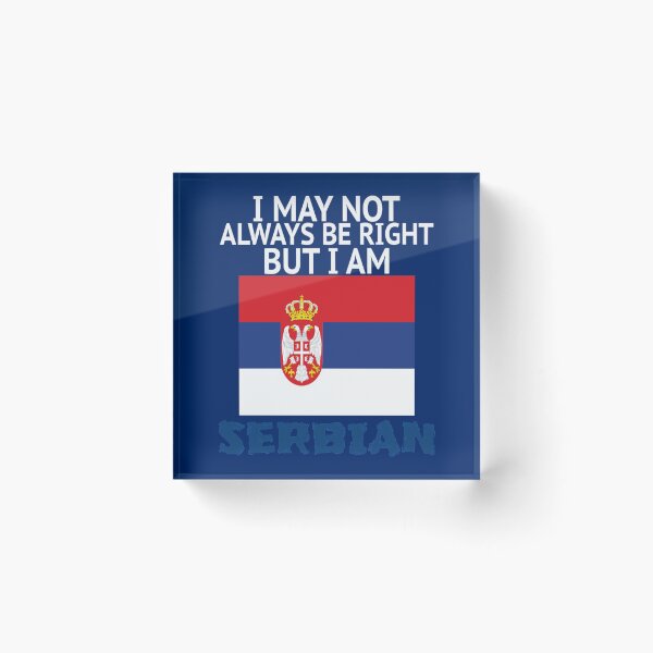 Item preview, I'm Proud To Be Serbian Srbija Flag T Shirt Merch designed and sold by PRINTS2HOT.