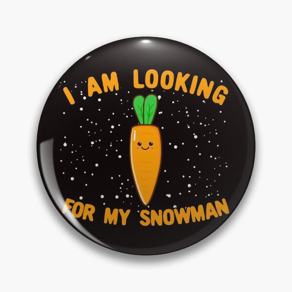 Item preview, I Am Looking For My Snowman - Funny Kawaii Carrot Joke designed and sold by Dan66.
