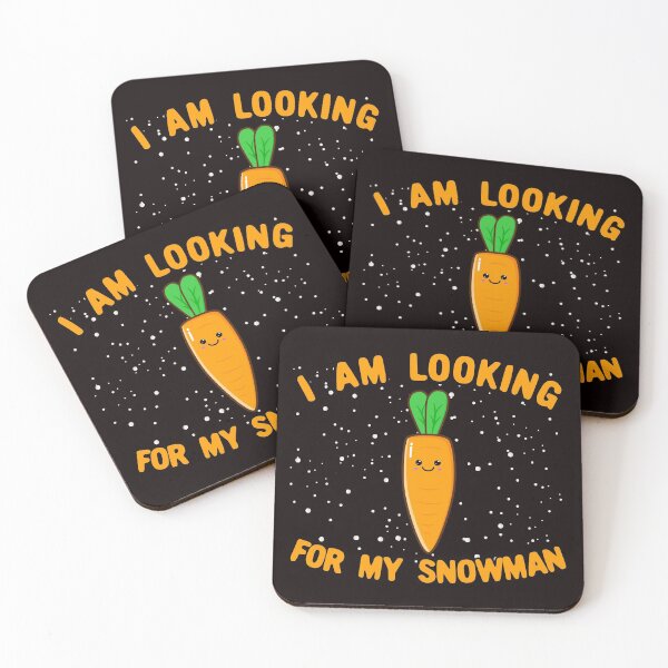 Item preview, I Am Looking For My Snowman - Funny Kawaii Carrot Joke designed and sold by Dan66.