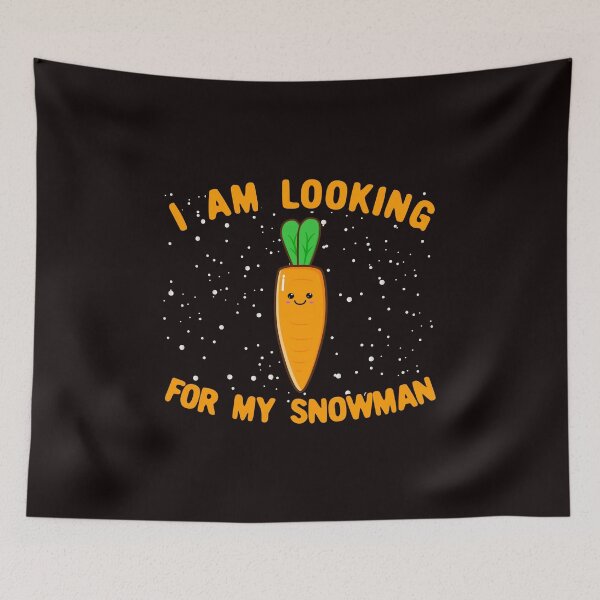 Item preview, I Am Looking For My Snowman - Funny Kawaii Carrot Joke designed and sold by Dan66.