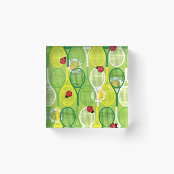Item preview, Tennis rackets with ladybirds and daisis designed and sold by EvieWoj.