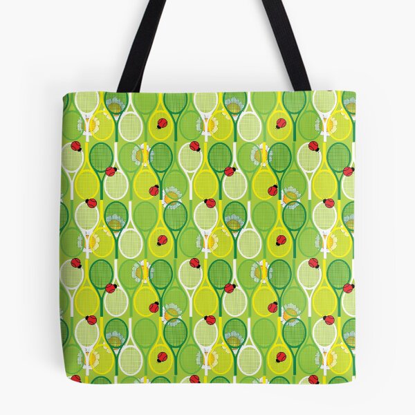 Item preview, Tennis rackets with ladybirds and daisis designed and sold by EvieWoj.