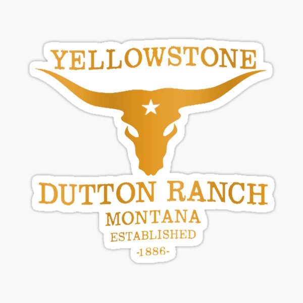 Yellowstone Dutton Ranch Stickers Redbubble