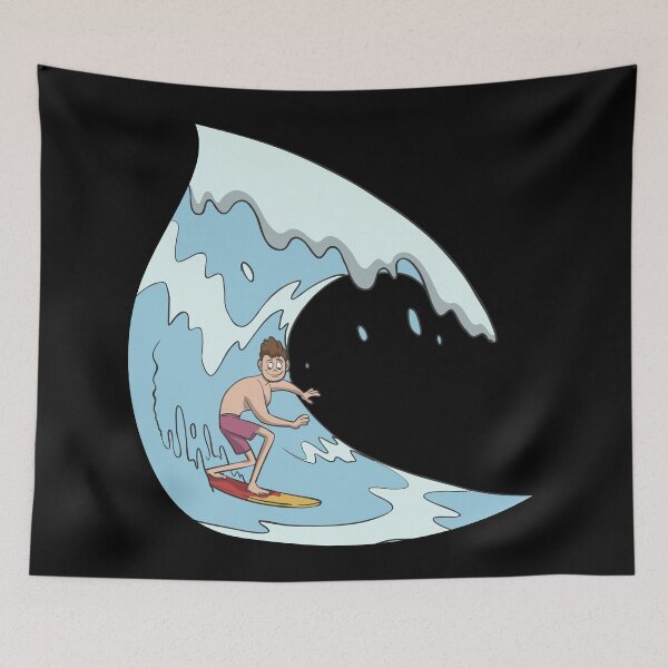 Item preview, Surfer rides the big wave designed and sold by Monkey Ful.