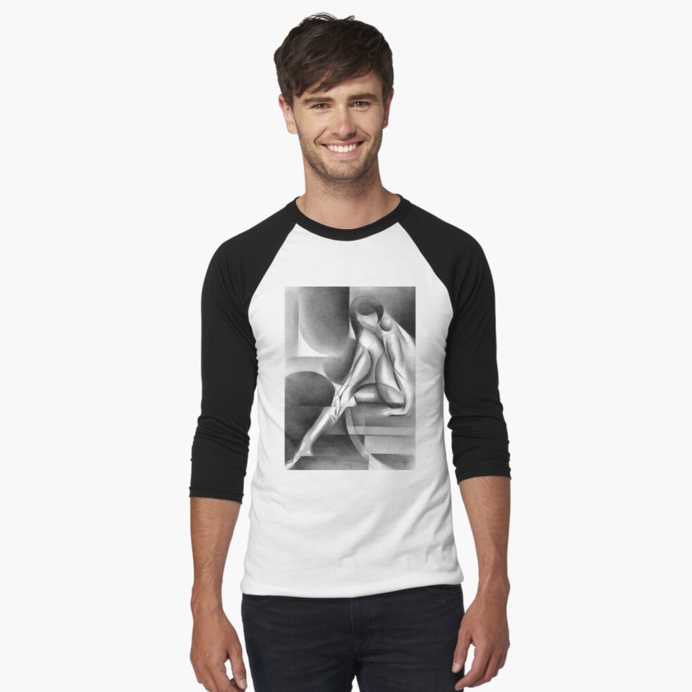 Item preview, Baseball ¾ Sleeve T-Shirt designed and sold by CorneAkkers.