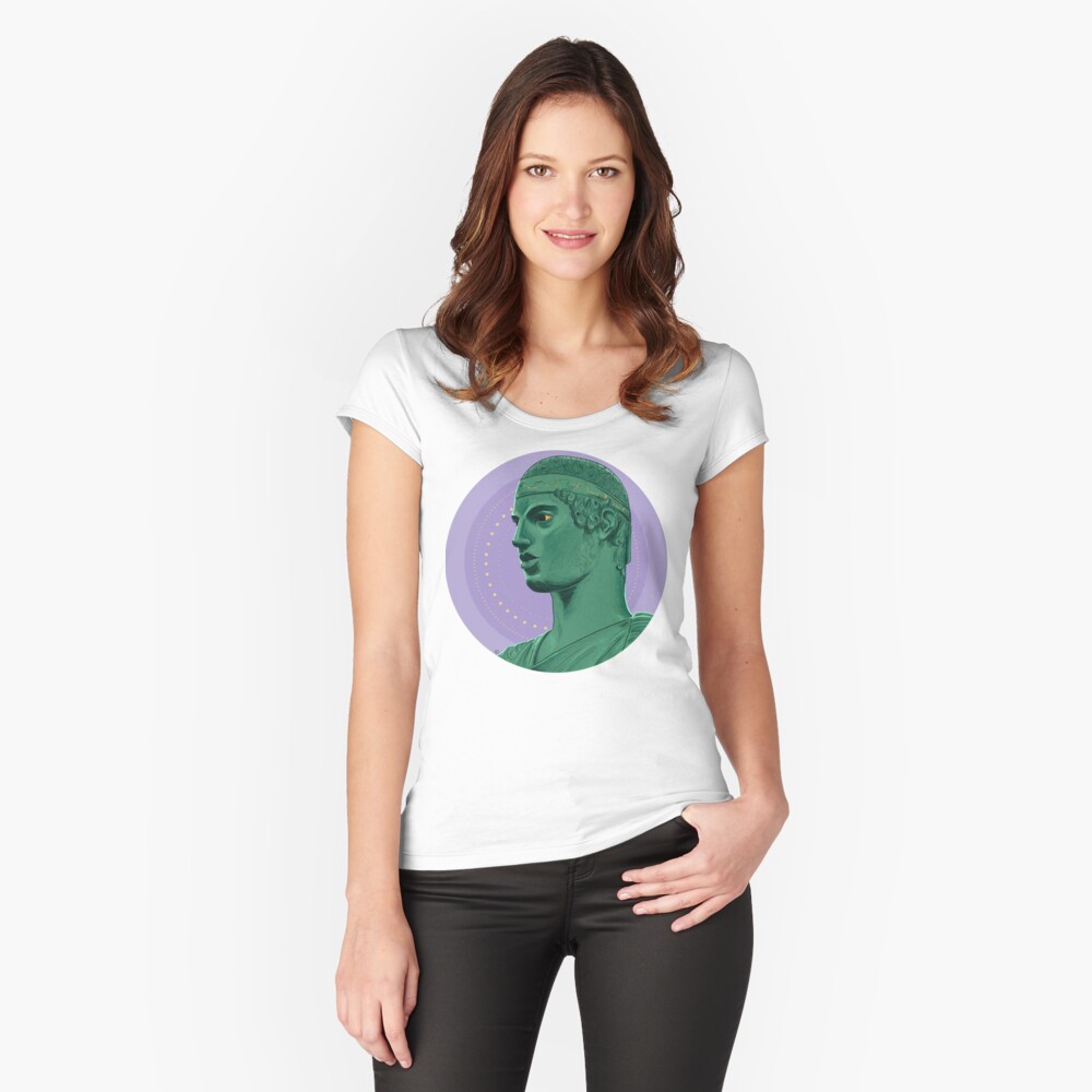 Item preview, Fitted Scoop T-Shirt designed and sold by raffaellllllo.