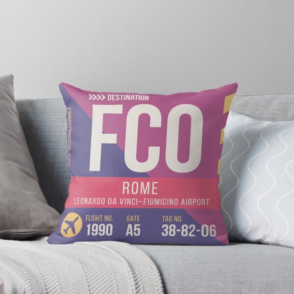 Item preview, Rome Fiumicino Airport Stylish Luggage Tag (FCO) designed and sold by SLAG-Creative.
