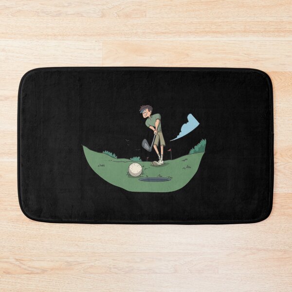 Item preview, Golf player at putting hole designed and sold by Monkey Ful.