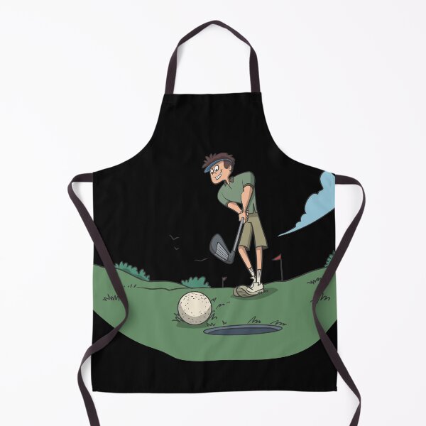Item preview, Golf player at putting hole designed and sold by Monkey Ful.
