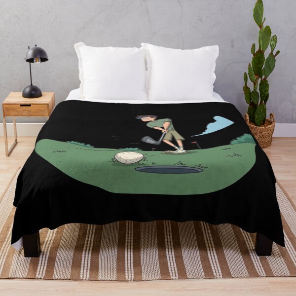 Item preview, Golf player at putting hole designed and sold by Monkey Ful.