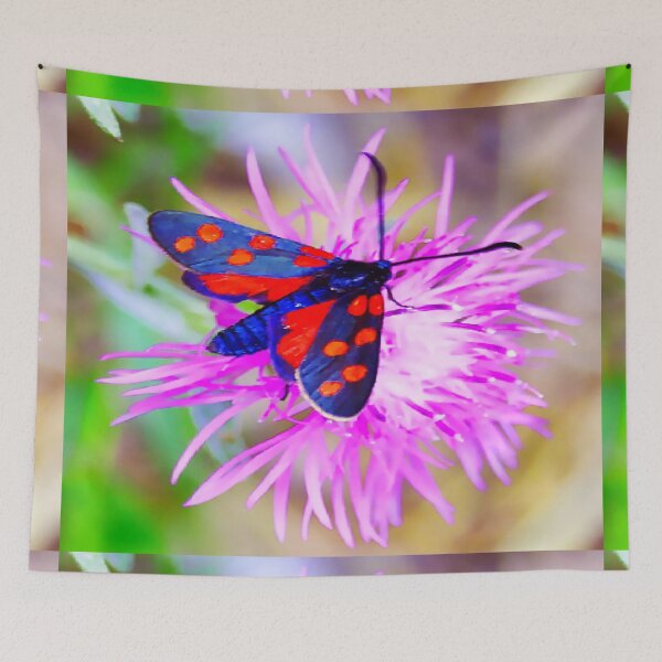 Item preview, BUTTERFLY ON FLOWER designed and sold by JuanitaCapogna.