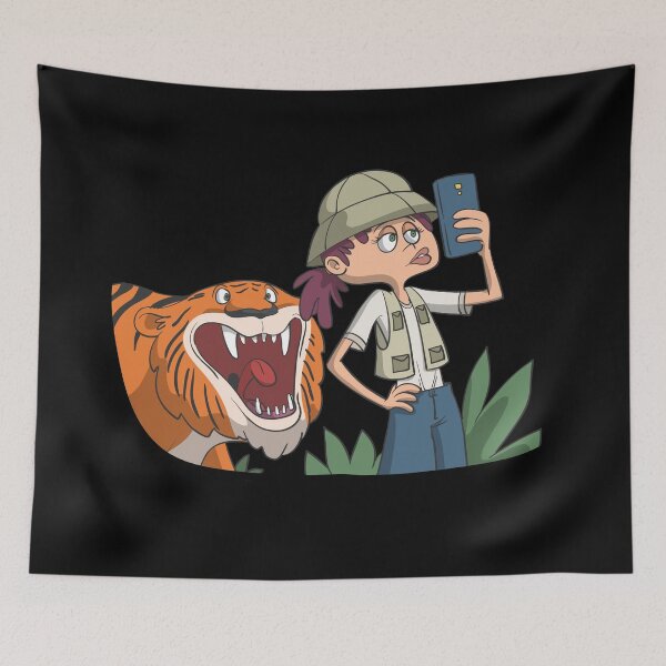 Item preview, Photo with Tiger for hunters designed and sold by Monkey Ful.