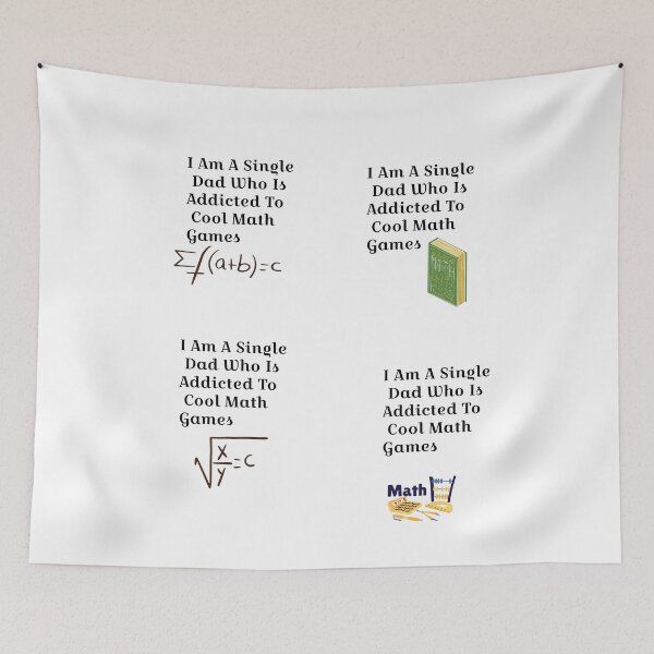 Item preview, I Am A Single Dad Who Is Addicted To Cool Math Games designed and sold by DamaliePierre.