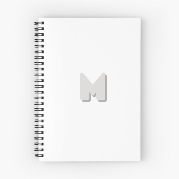 Item preview, Letter M in Grey designed and sold by katiekreates.