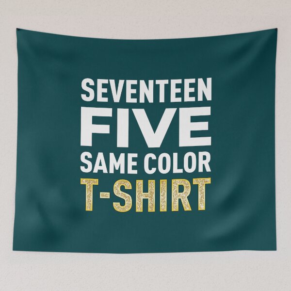 Item preview, Seventeen Five Same Color T-SHIRT (Emerald Edition) designed and sold by FilipeFerreira.