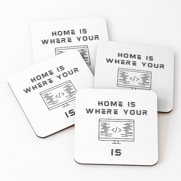 Item preview, Home is Where Your Computer Is designed and sold by Awesomeness Store.