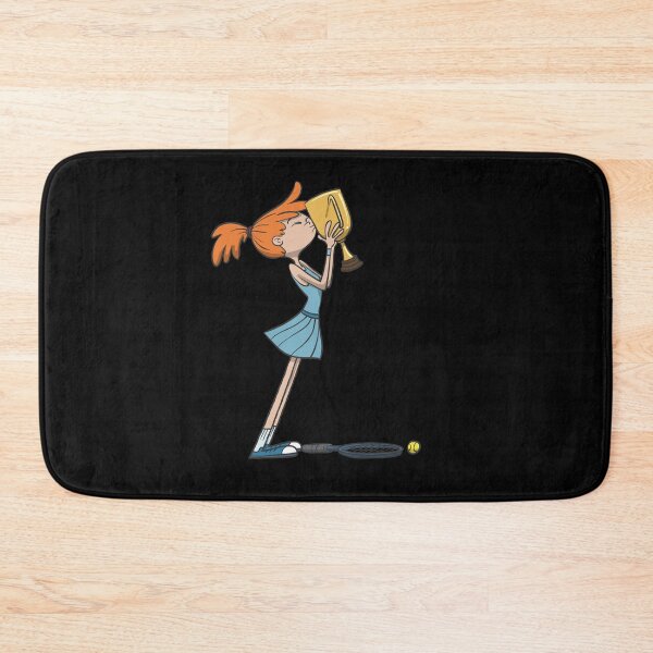 Item preview, Cute girl kissing a tennis cup trophy designed and sold by Monkey Ful.