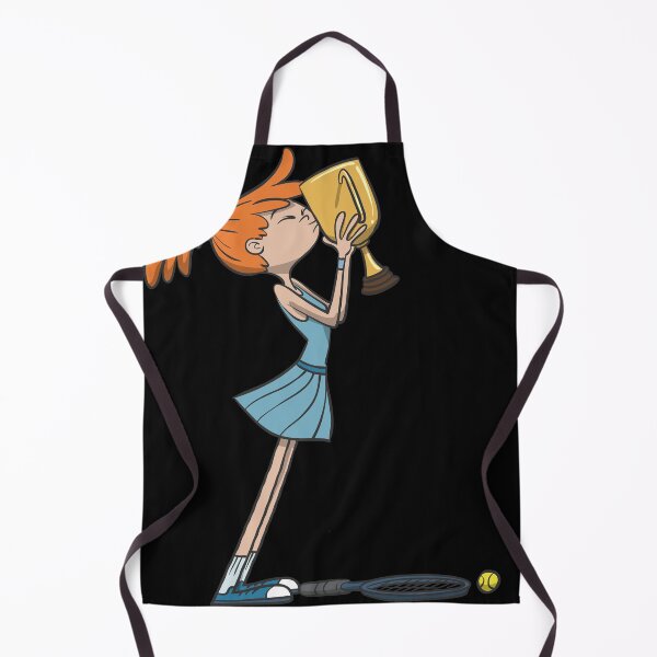 Item preview, Cute girl kissing a tennis cup trophy designed and sold by Monkey Ful.
