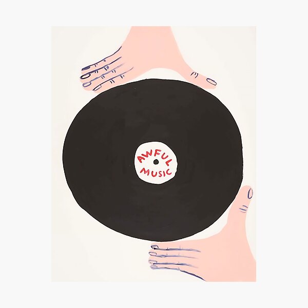 Awful Music Photographic Print
