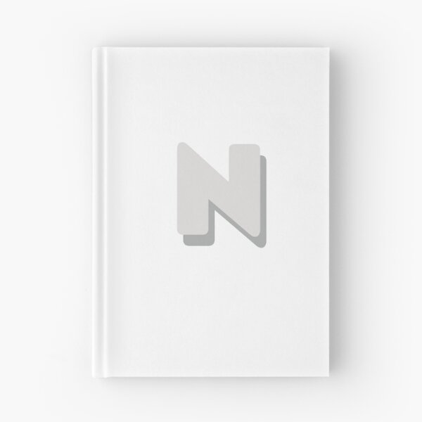 Artikelvorschau, Buchstabe N in Grau entworfen und verkauft von katiekreates.