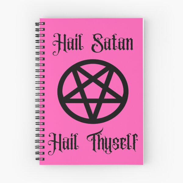 Item preview, Hail Satan, Hail Thyself | Pink | Satanic designed and sold by Godstomper.
