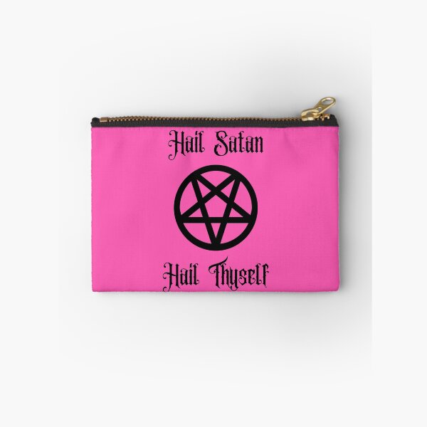Item preview, Hail Satan, Hail Thyself | Pink | Satanic designed and sold by Godstomper.
