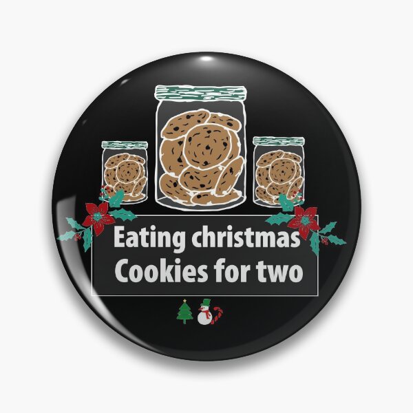 Item preview, eating christmas cookies for two,gift idea designed and sold by MedBoularouah.