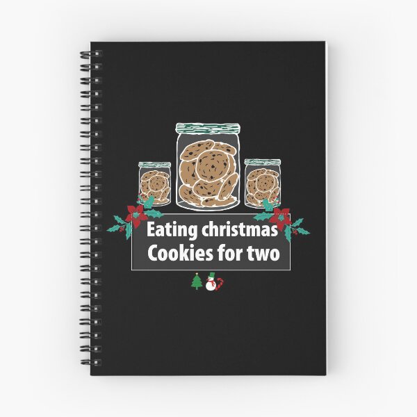 Item preview, eating christmas cookies for two,gift idea designed and sold by MedBoularouah.