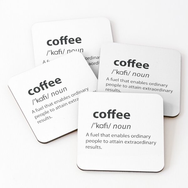 Item preview, Coffee Funny Dictionary Definition  designed and sold by TravelScientist.