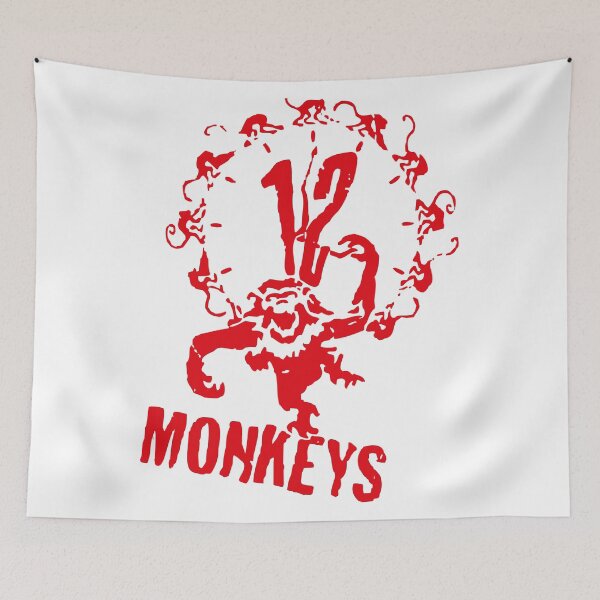 Item preview, Army of the 12 monkeys (red essential graffity) designed and sold by frikybomb.