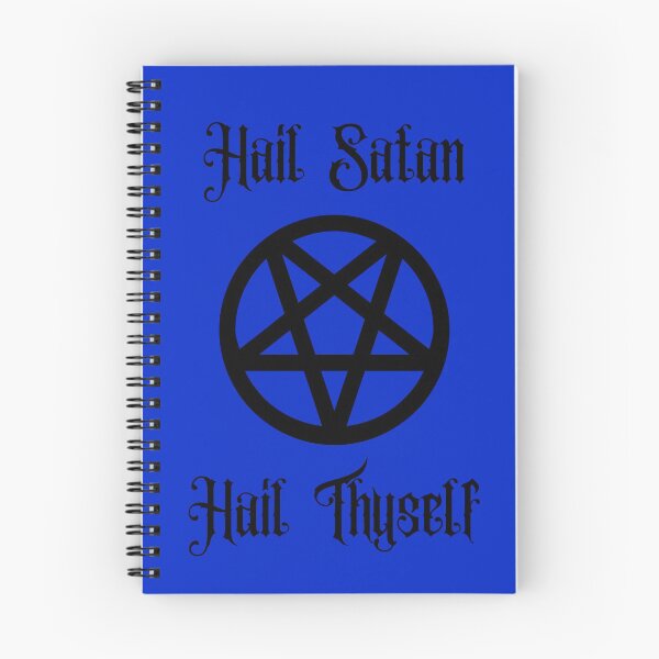Item preview, Hail Satan, Hail Thyself | Dark Blue | Satanic designed and sold by Godstomper.