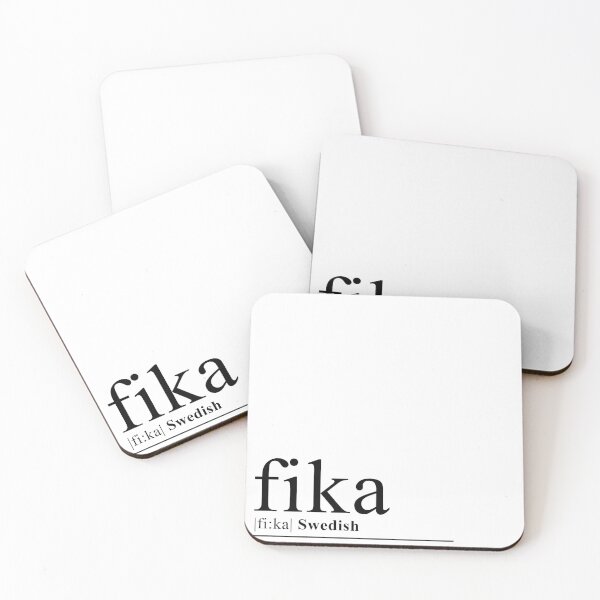 Item preview, Fika - Swedish words designed and sold by LemonbatStudio.