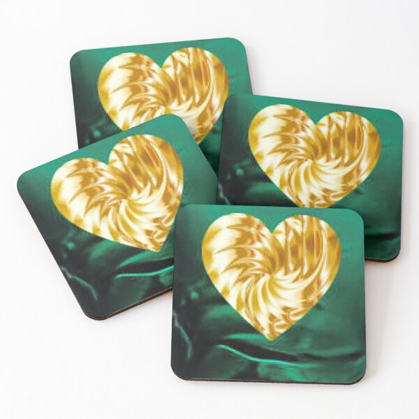 Item preview, Heart of Gold in glass designed and sold by Aquila Light Pictures.