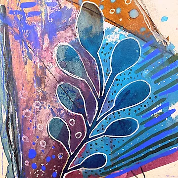 Artwork thumbnail, Botanical Abstract by Lindsey Dawn Design