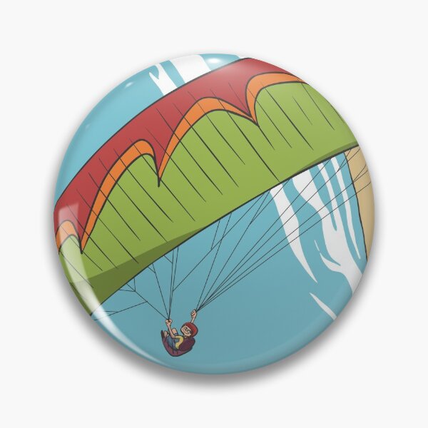 Item preview, Paraglider flying over beach and sand designed and sold by Monkey Ful.