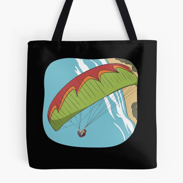 Item preview, Paraglider flying over beach and sand designed and sold by Monkey Ful.