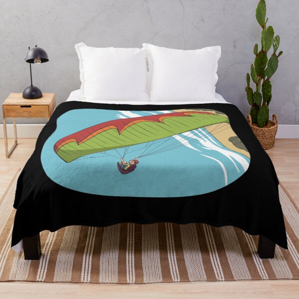 Item preview, Paraglider flying over beach and sand designed and sold by Monkey Ful.