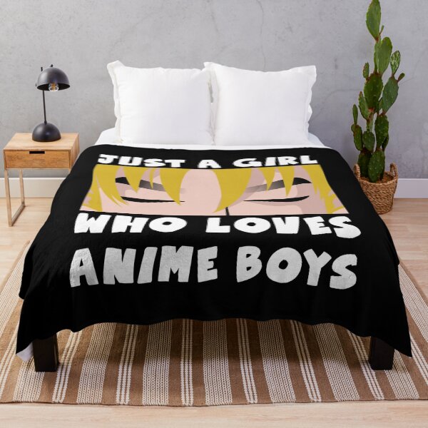 Item preview, JUST A GIRL WHO LOVES ANIME BOYS designed and sold by noahs-shop.