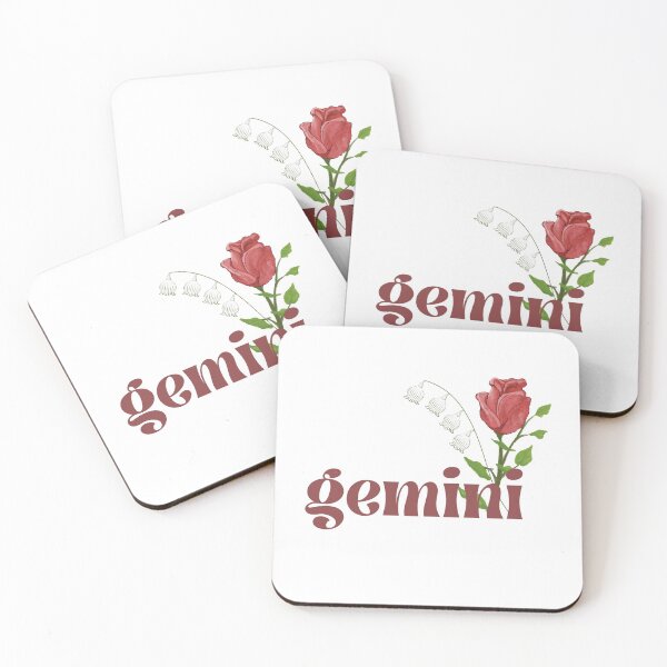 Item preview, Gemini With Birth Flowers designed and sold by Margaux Lever.