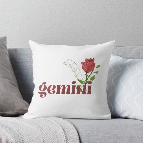 Item preview, Gemini With Birth Flowers designed and sold by Margaux Lever.