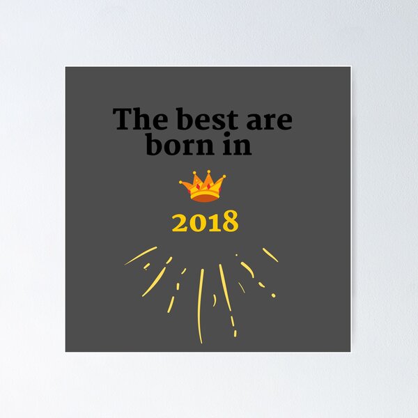 Item preview,  The best are born in 2018 designed and sold by HappinessTrade.