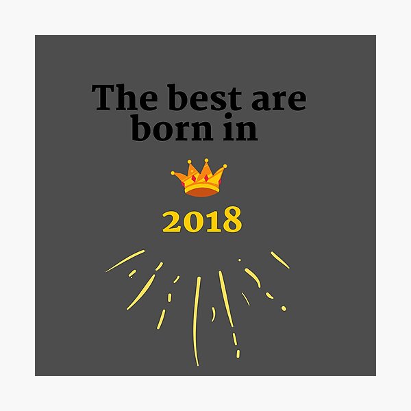 Item preview,  The best are born in 2018 designed and sold by HappinessTrade.