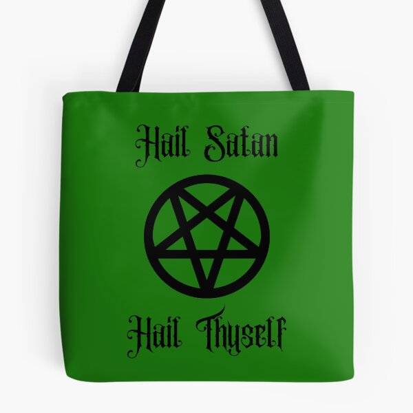Item preview, Hail Satan, Hail Thyself | Dark Green | Satanic designed and sold by Godstomper.